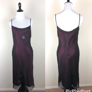 Laundry Purple Spaghetti Strap Slip Dress Size 6